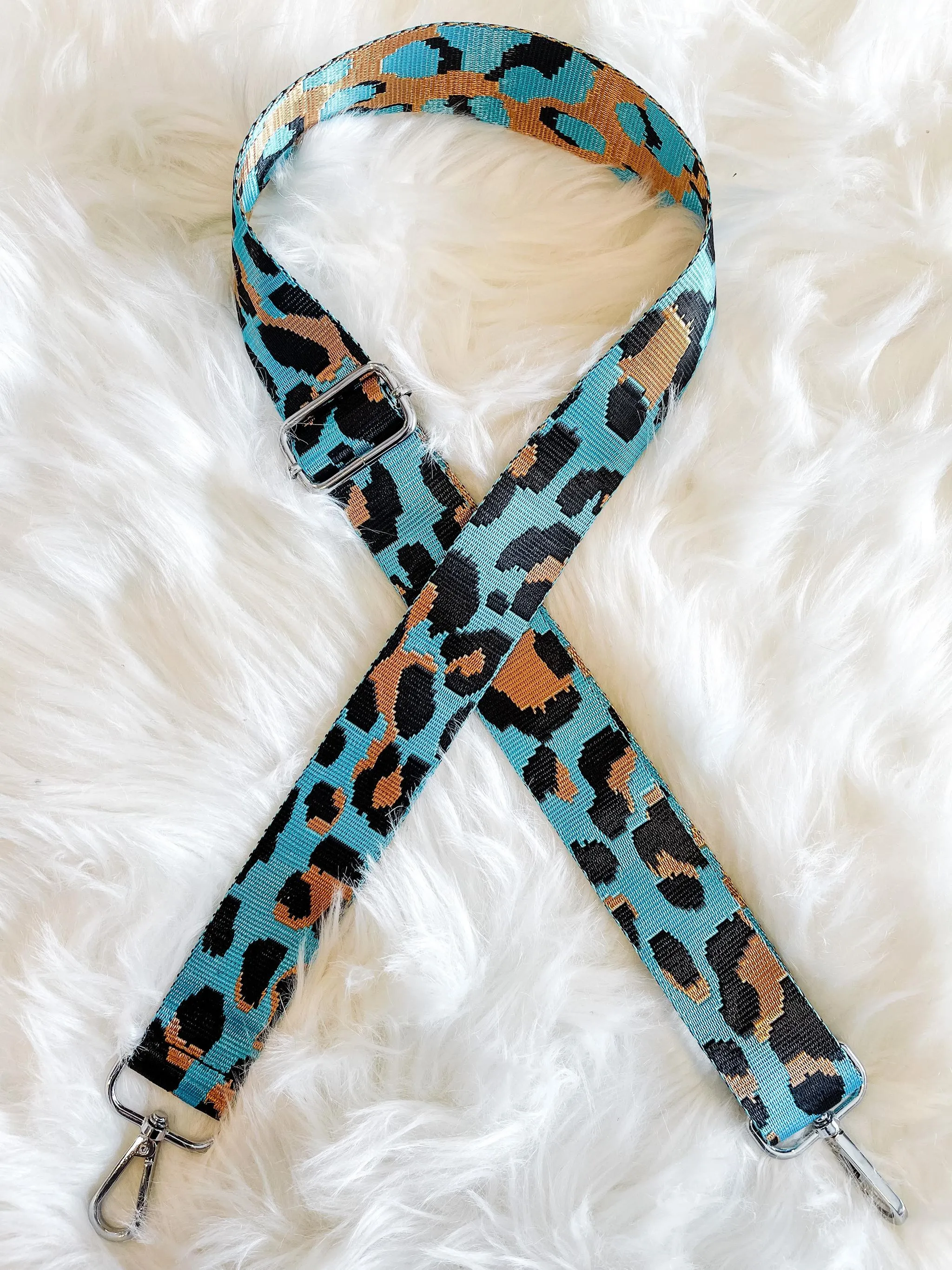 Adjustable Wide Shoulder Leopard Print Strap Replacement for Shoulder or Crossbody Bag