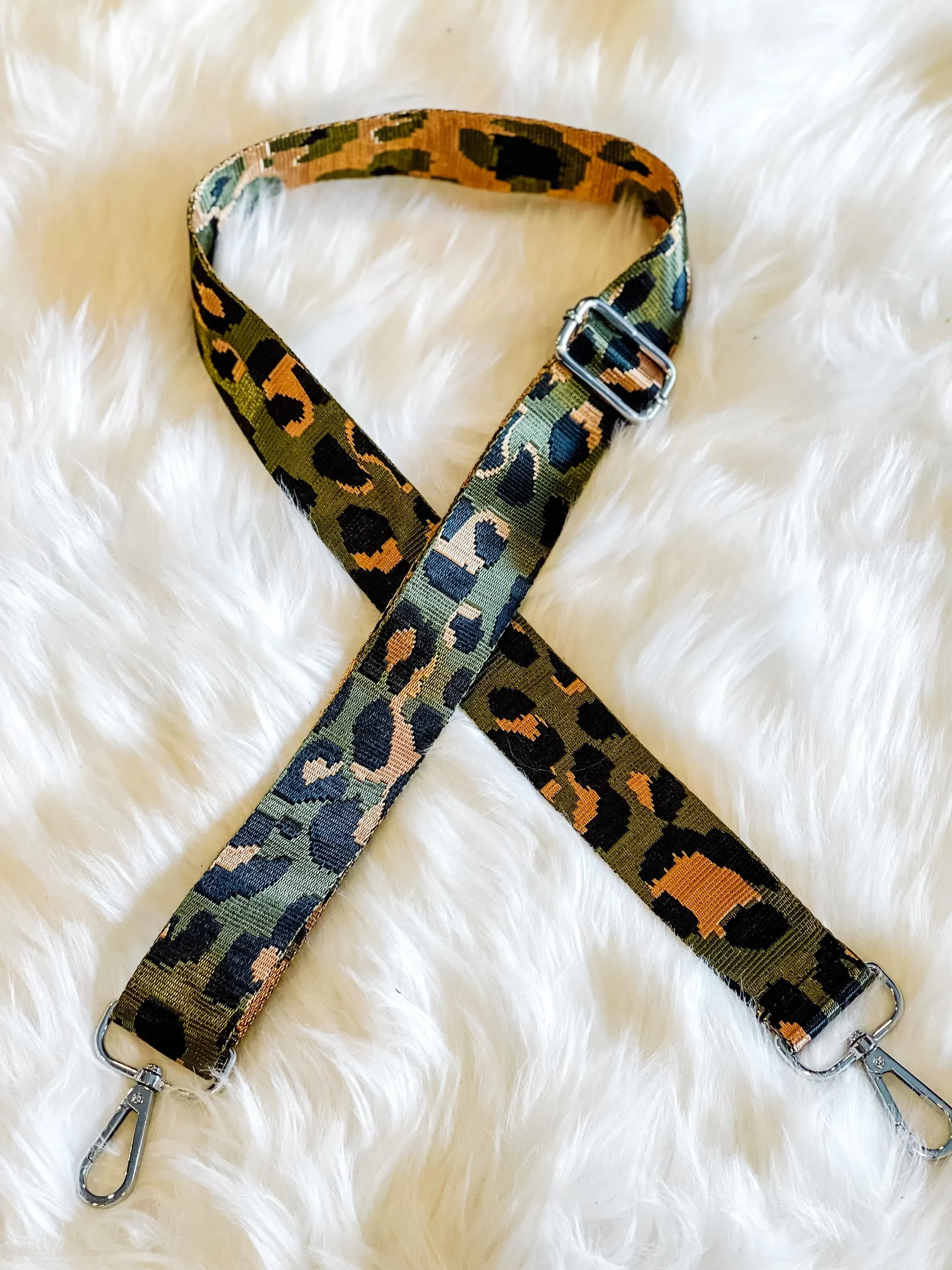 Adjustable Wide Shoulder Leopard Print Strap Replacement for Shoulder or Crossbody Bag