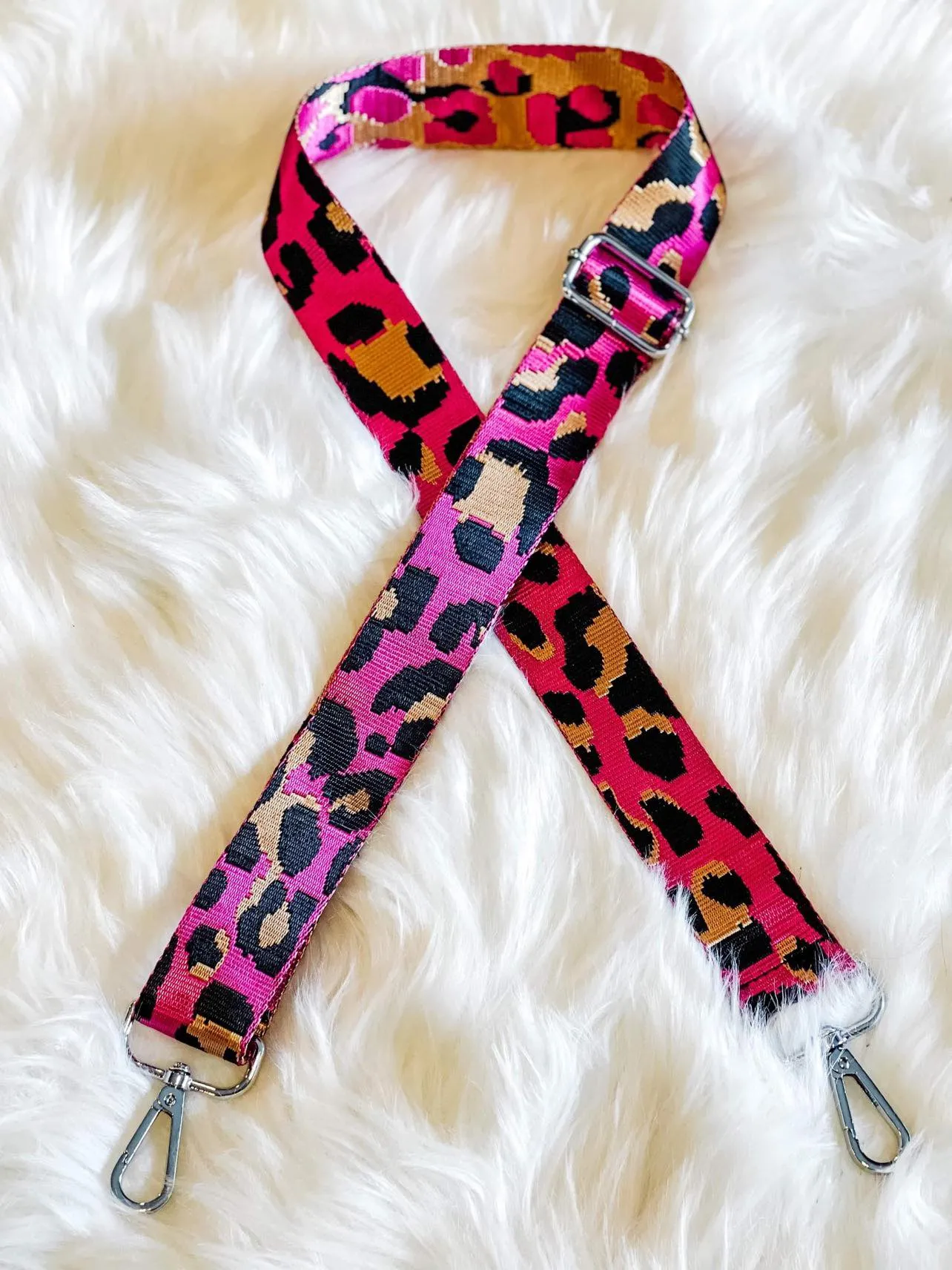 Adjustable Wide Shoulder Leopard Print Strap Replacement for Shoulder or Crossbody Bag