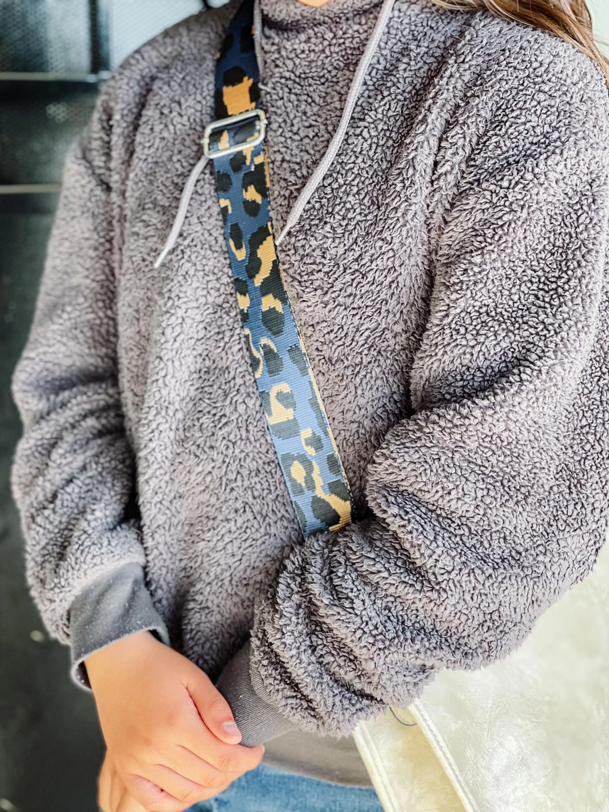 Adjustable Wide Shoulder Leopard Print Strap Replacement for Shoulder or Crossbody Bag