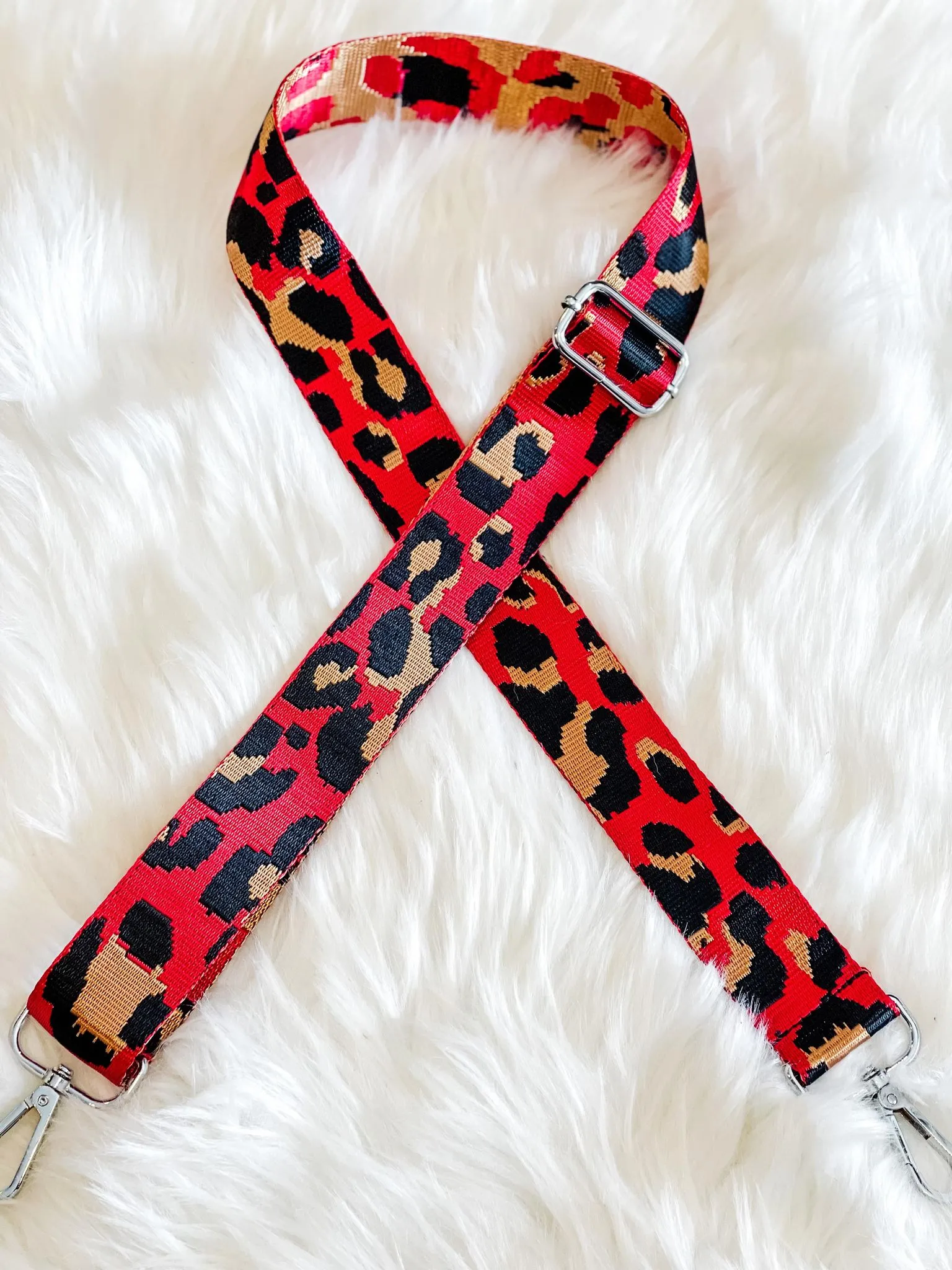 Adjustable Wide Shoulder Leopard Print Strap Replacement for Shoulder or Crossbody Bag