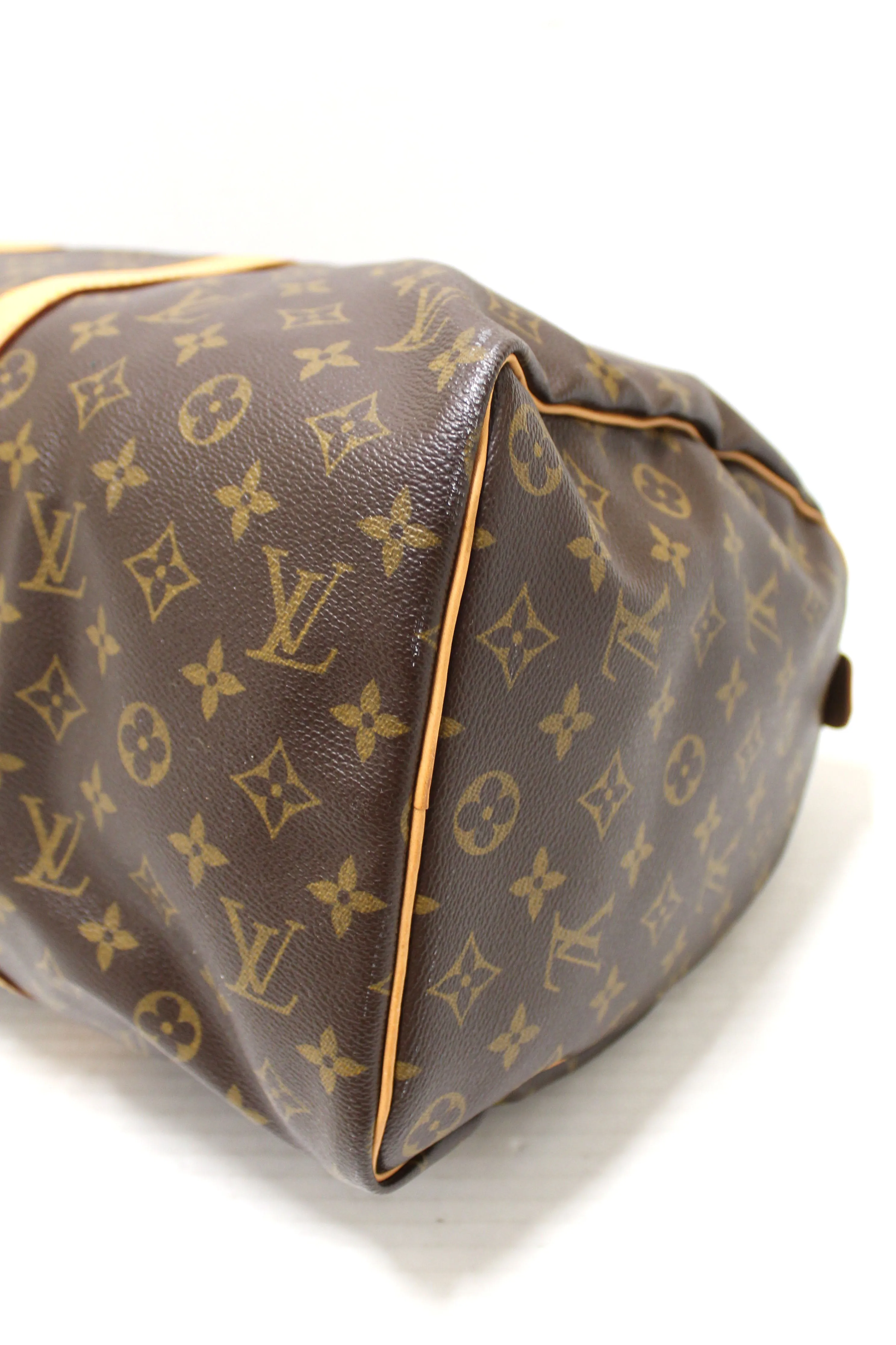 Authentic Louis Vuitton Classic Monogram Keepall 45 Travel Bag