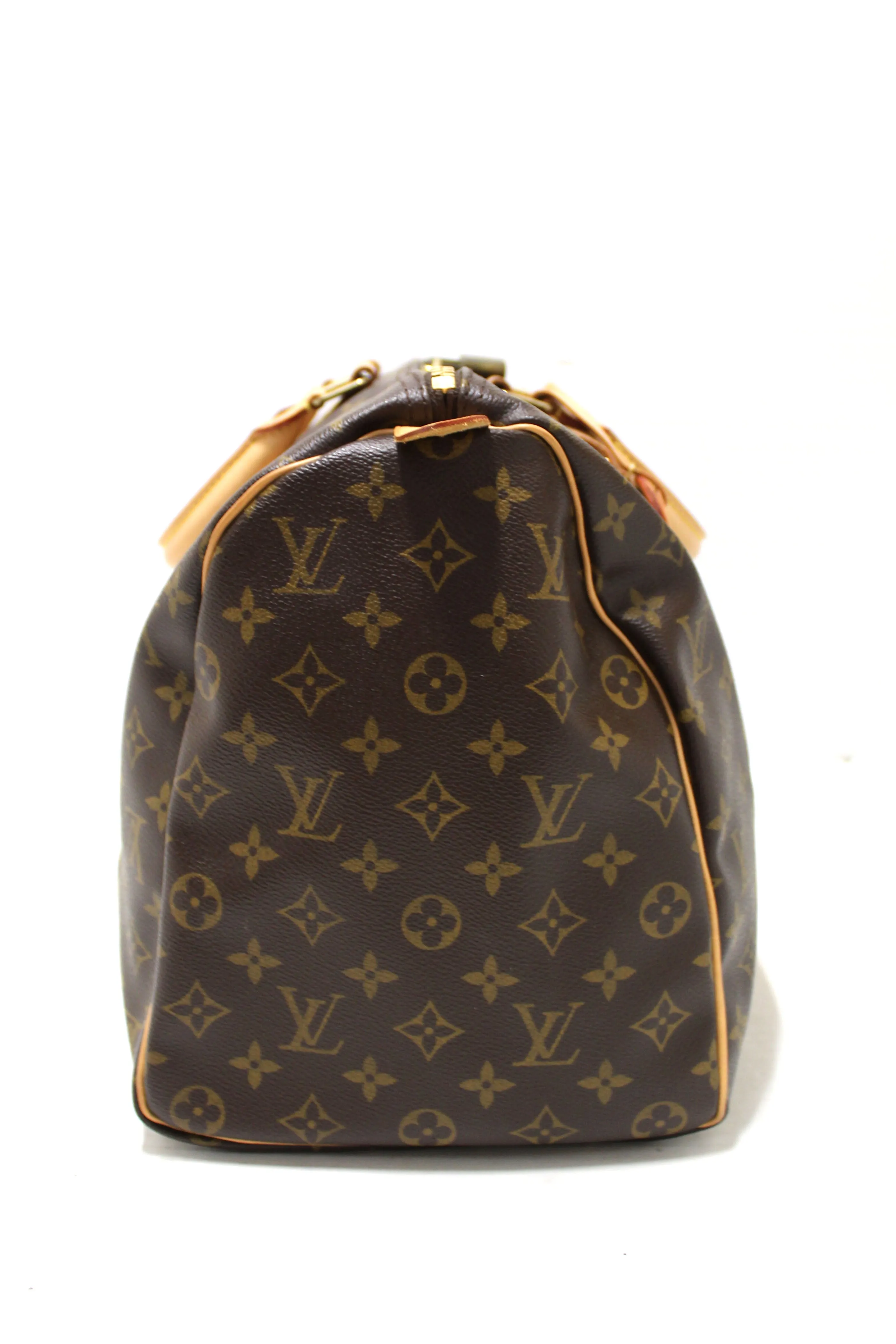 Authentic Louis Vuitton Classic Monogram Keepall 45 Travel Bag