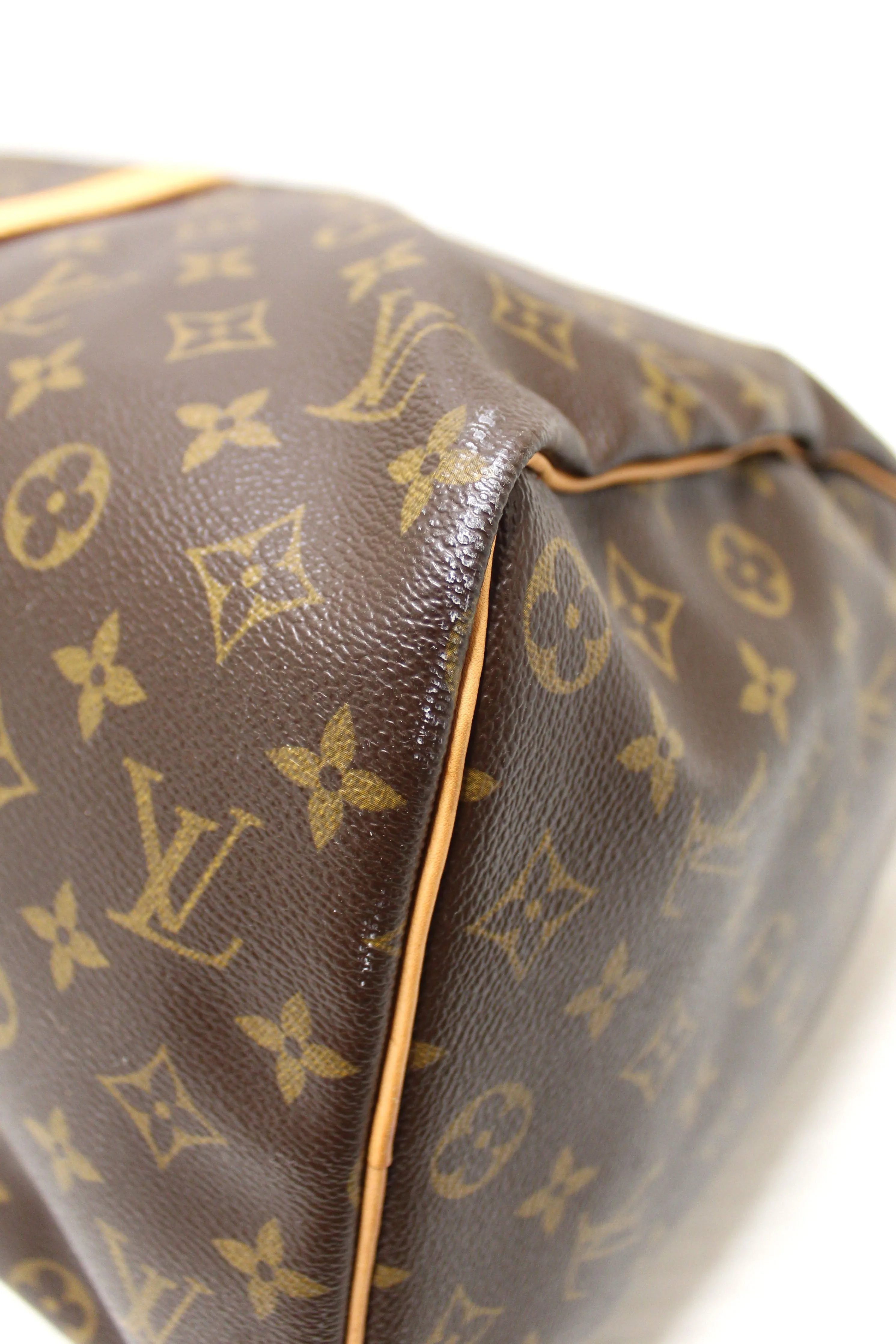 Authentic Louis Vuitton Classic Monogram Keepall 45 Travel Bag