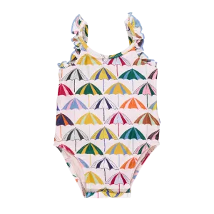 Baby Girls Claire Suit - Multi Umbrellas