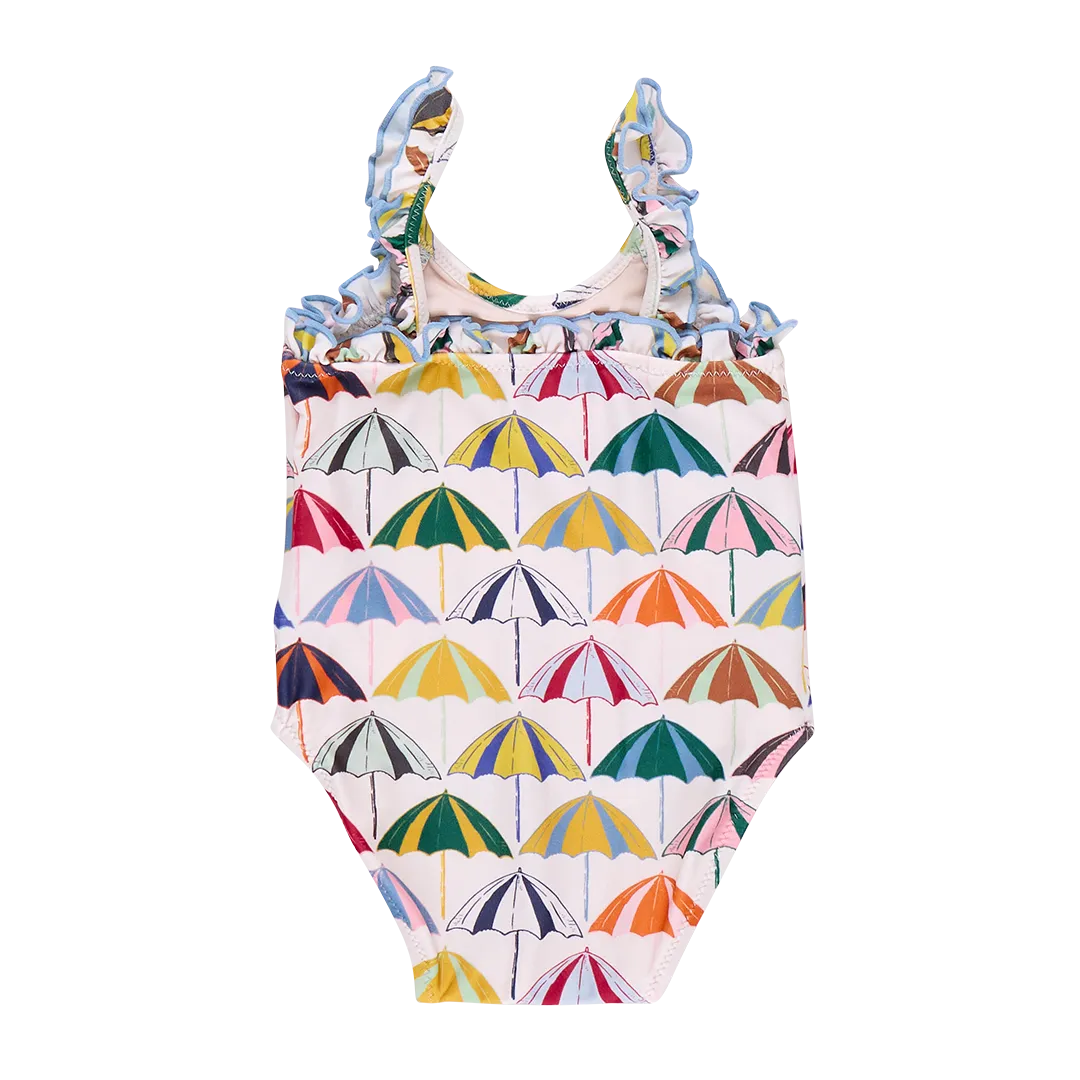 Baby Girls Claire Suit - Multi Umbrellas