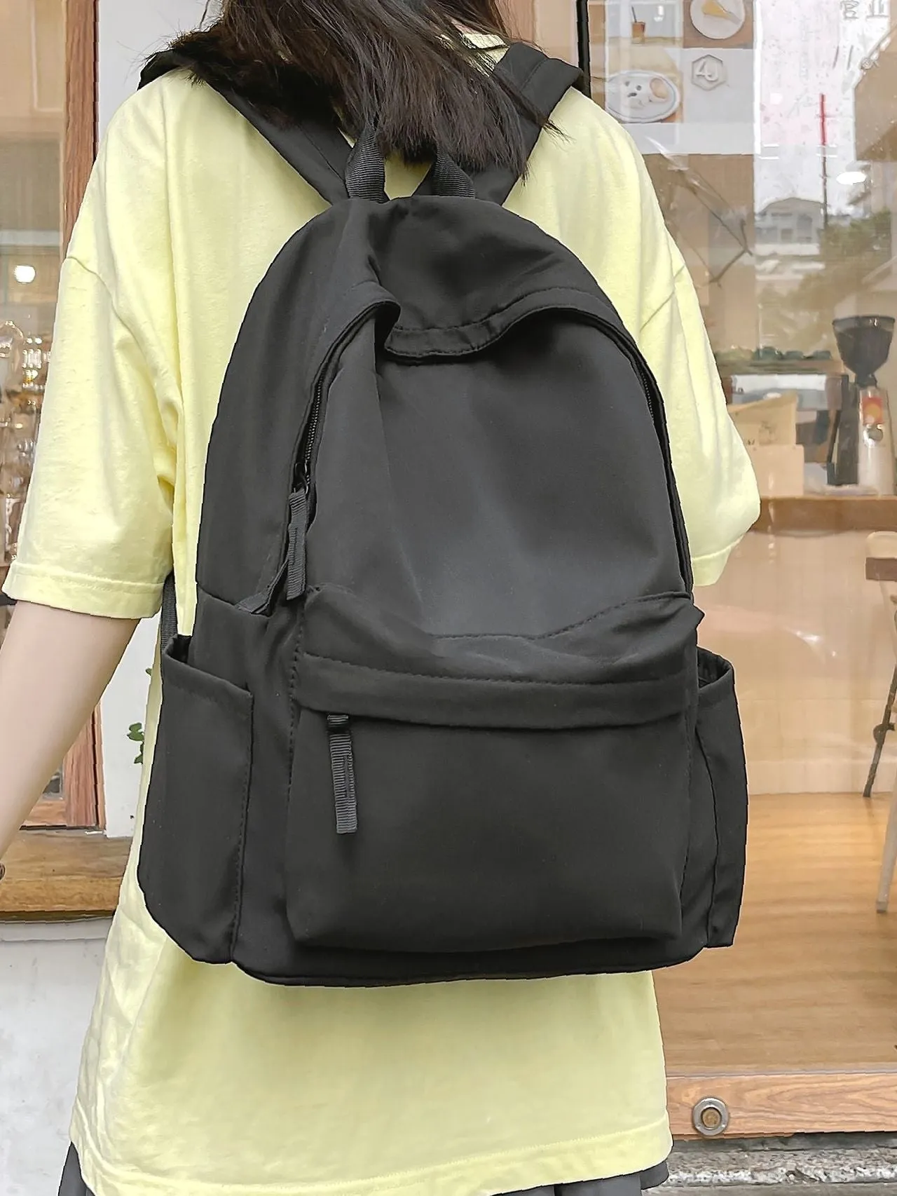Bag For Love  Minimalist Large Capacity Backpack   Women Backpacks