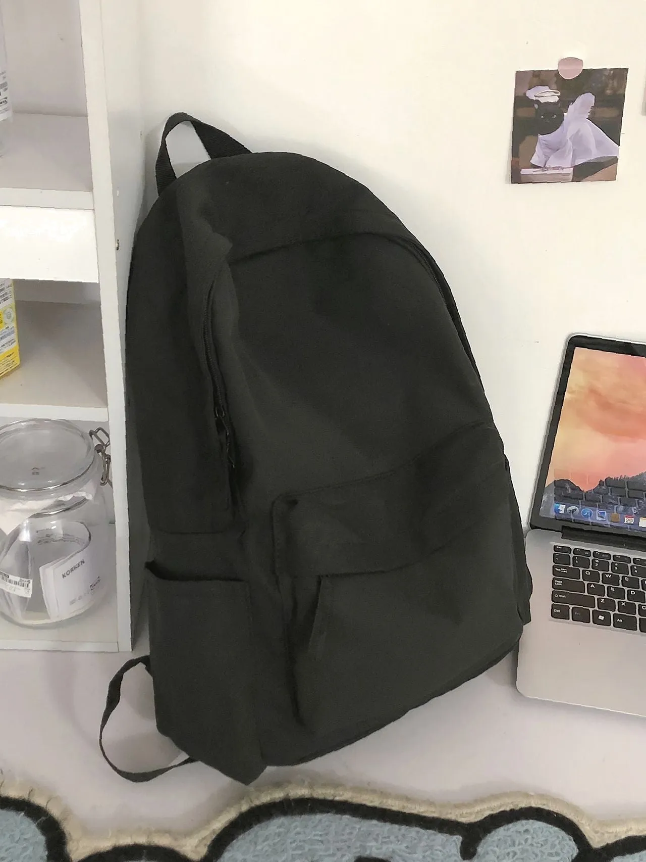 Bag For Love  Minimalist Large Capacity Backpack   Women Backpacks