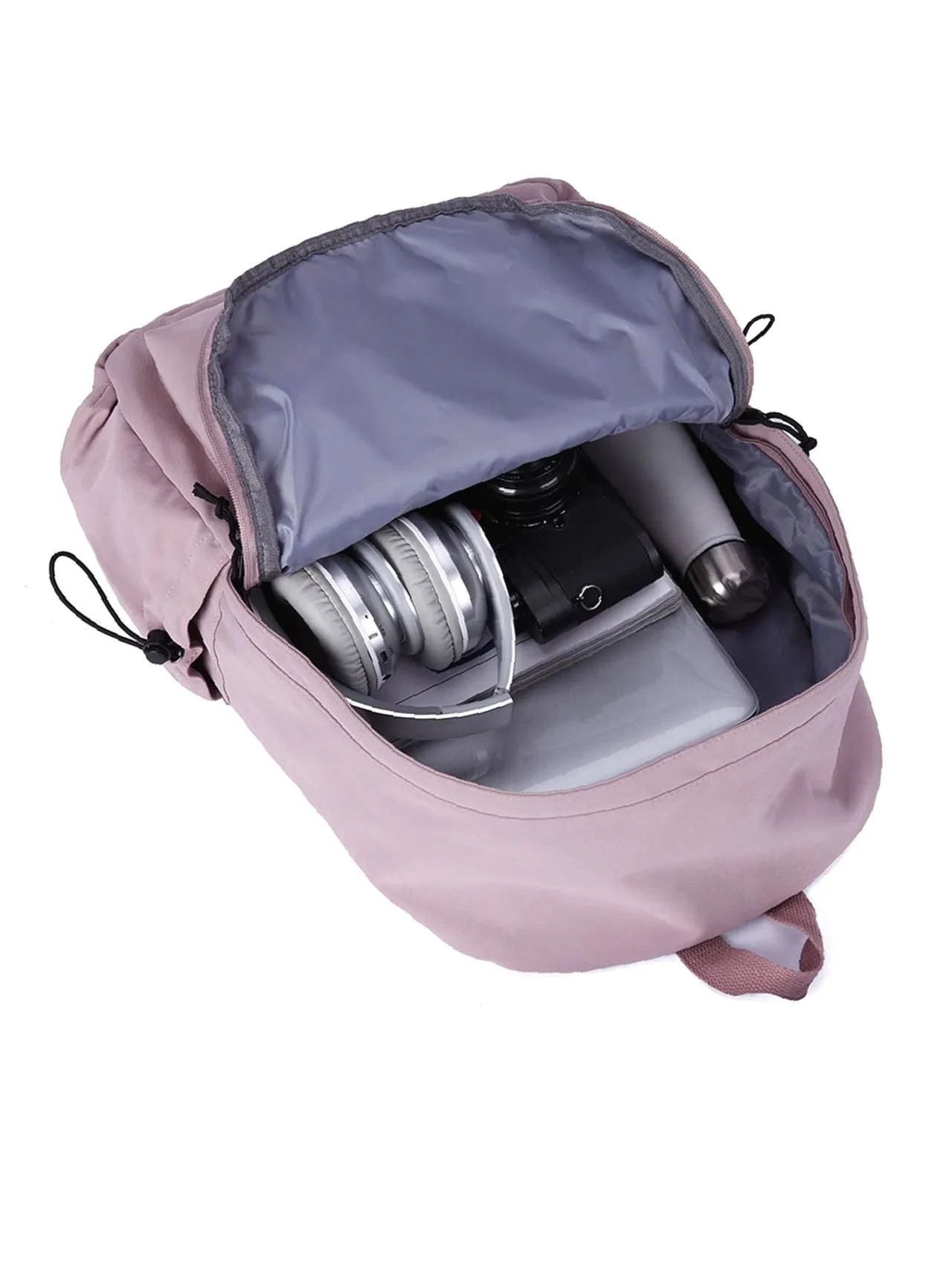 Bag For Love  Minimalist Pocket Front Backpack   Women Backpacks
