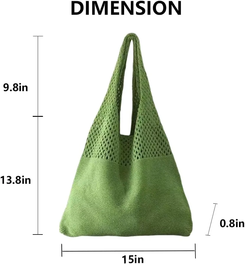 Beach Tote Bags for Women, Summer Slouchy Hobo Shoulder Crossbody Bag Womens Boho Purses and Handbags