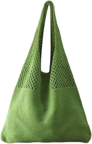 Beach Tote Bags for Women, Summer Slouchy Hobo Shoulder Crossbody Bag Womens Boho Purses and Handbags