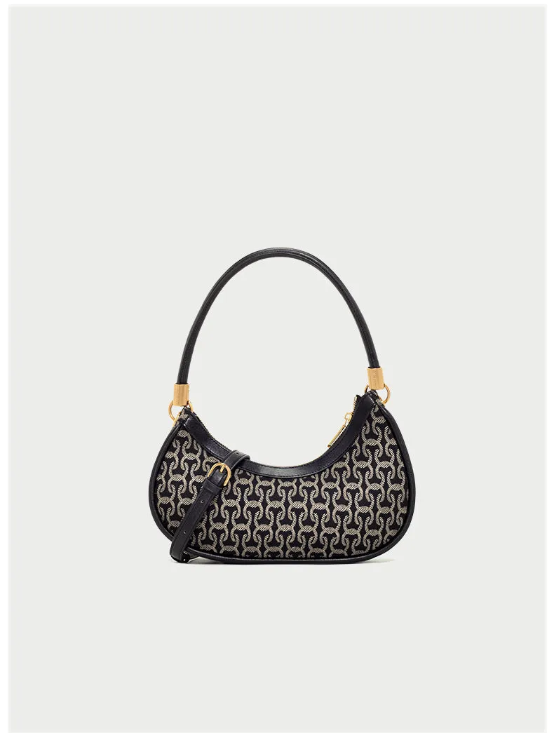 Berni CC monogram series moon bag
