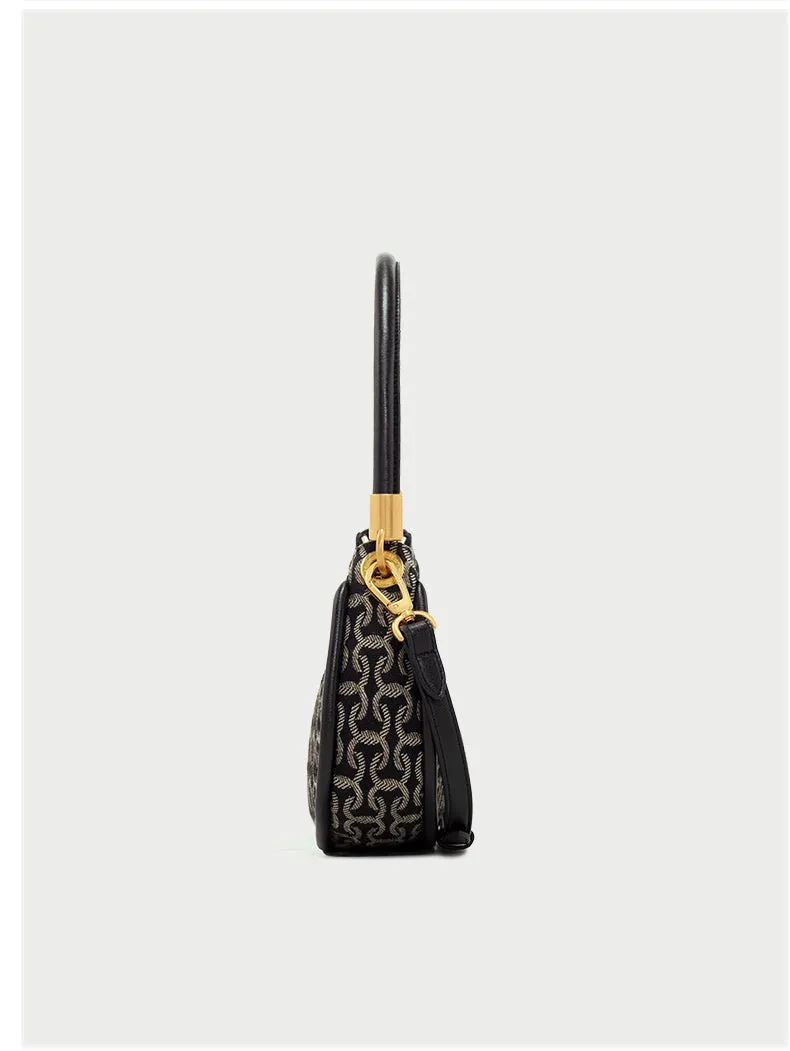 Berni CC monogram series moon bag