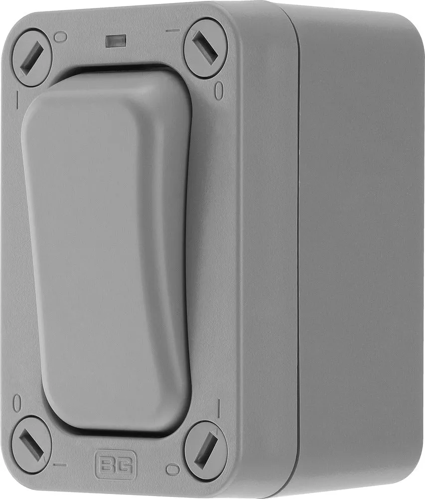 BG WP12S-02 Weatherproof Nexus Storm 20AX 1G 2-Way Switch Slim