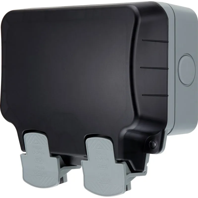 BG WP22/HC Nexus Smart IP66 Weatherproof Double Switched 13A Socket with Smart Control