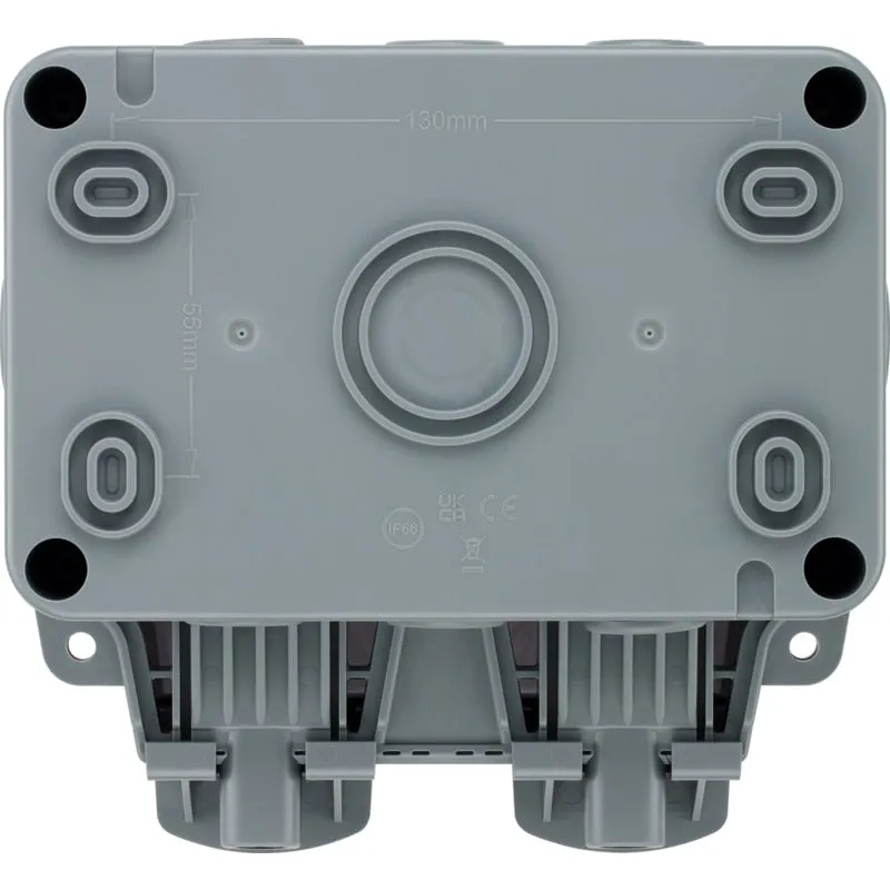 BG WP22/HC Nexus Smart IP66 Weatherproof Double Switched 13A Socket with Smart Control