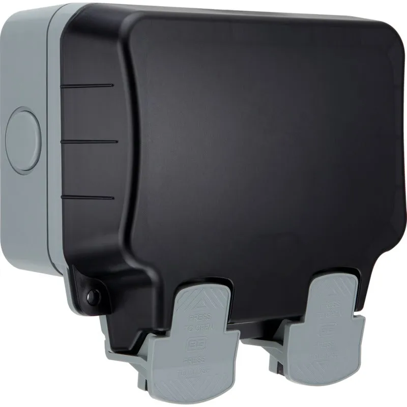 BG WP22/HC Nexus Smart IP66 Weatherproof Double Switched 13A Socket with Smart Control
