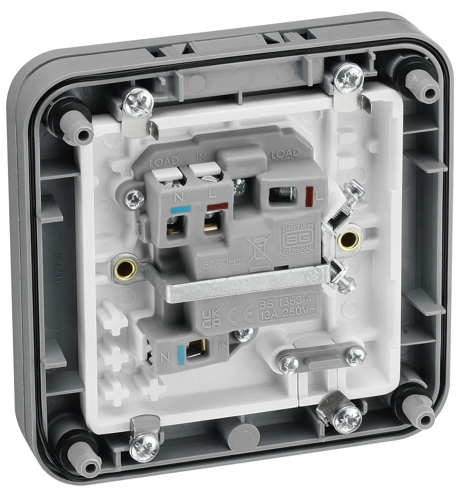 BG WP53-02 Weatherproof Nexus Storm 13A Switched Fused   Power Indicator