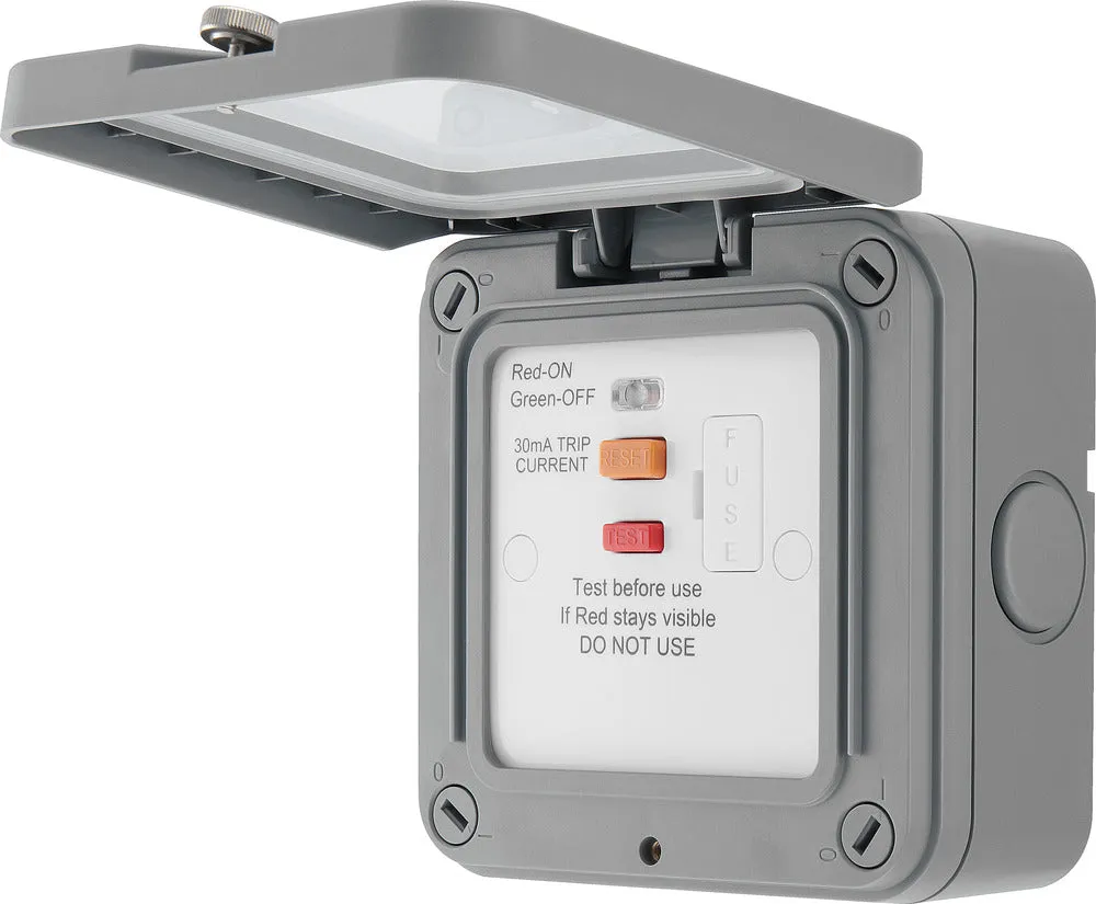 BG WP55RCD Weatherproof Nexus Storm 13A RCD Protection (Latching)