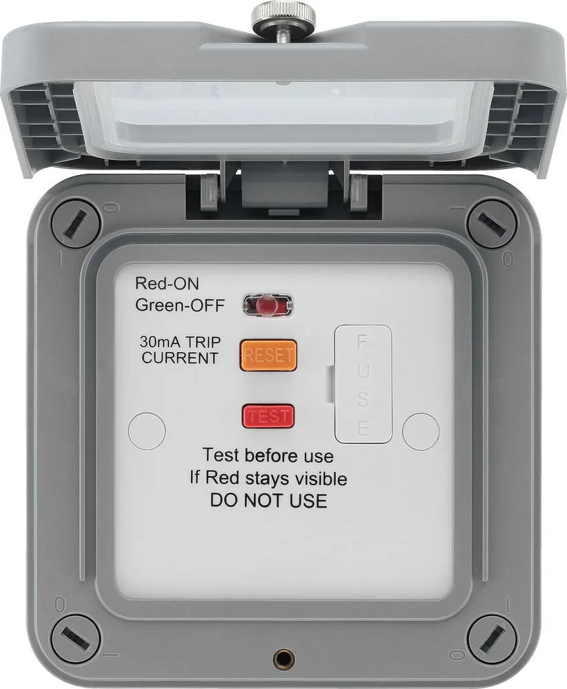 BG WP55RCD Weatherproof Nexus Storm 13A RCD Protection (Latching)