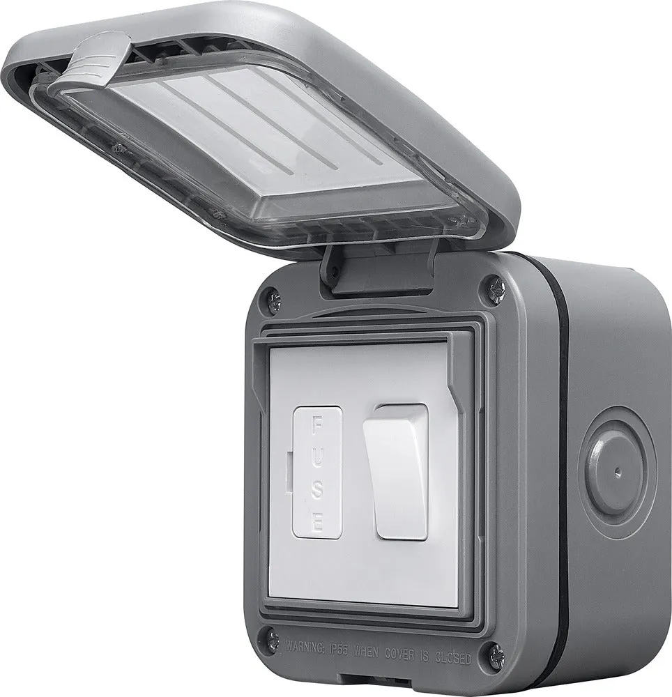 BG WPB50 Weatherproof IP55 13A Switched Fused Spur Unit