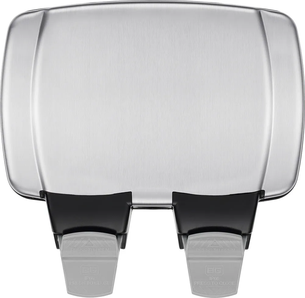 BG WPL22RCD Weatherproof Decorative 13A 2G RCD Switched Socket (Latching)