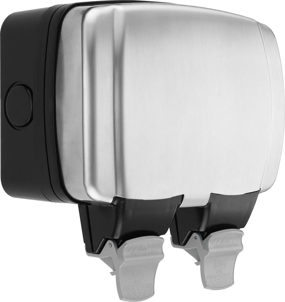 BG WPL22RCD Weatherproof Decorative 13A 2G RCD Switched Socket (Latching)