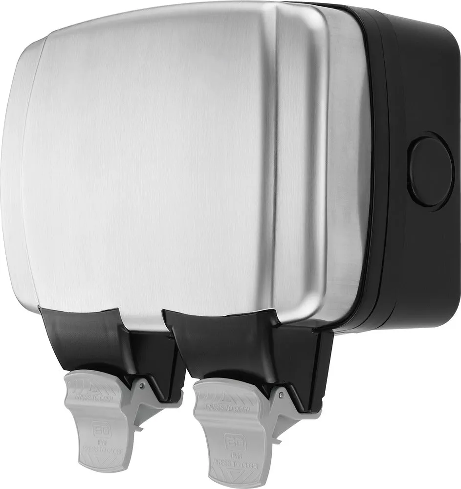 BG WPL22RCD Weatherproof Decorative 13A 2G RCD Switched Socket (Latching)