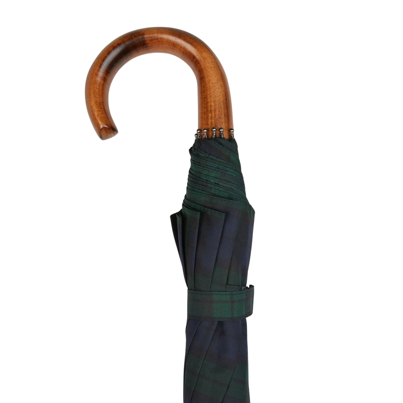 Black Watch Telescopic Maple Handle Umbrella