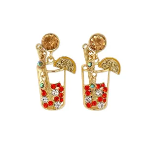Bloody Mary Cocktail Earrings