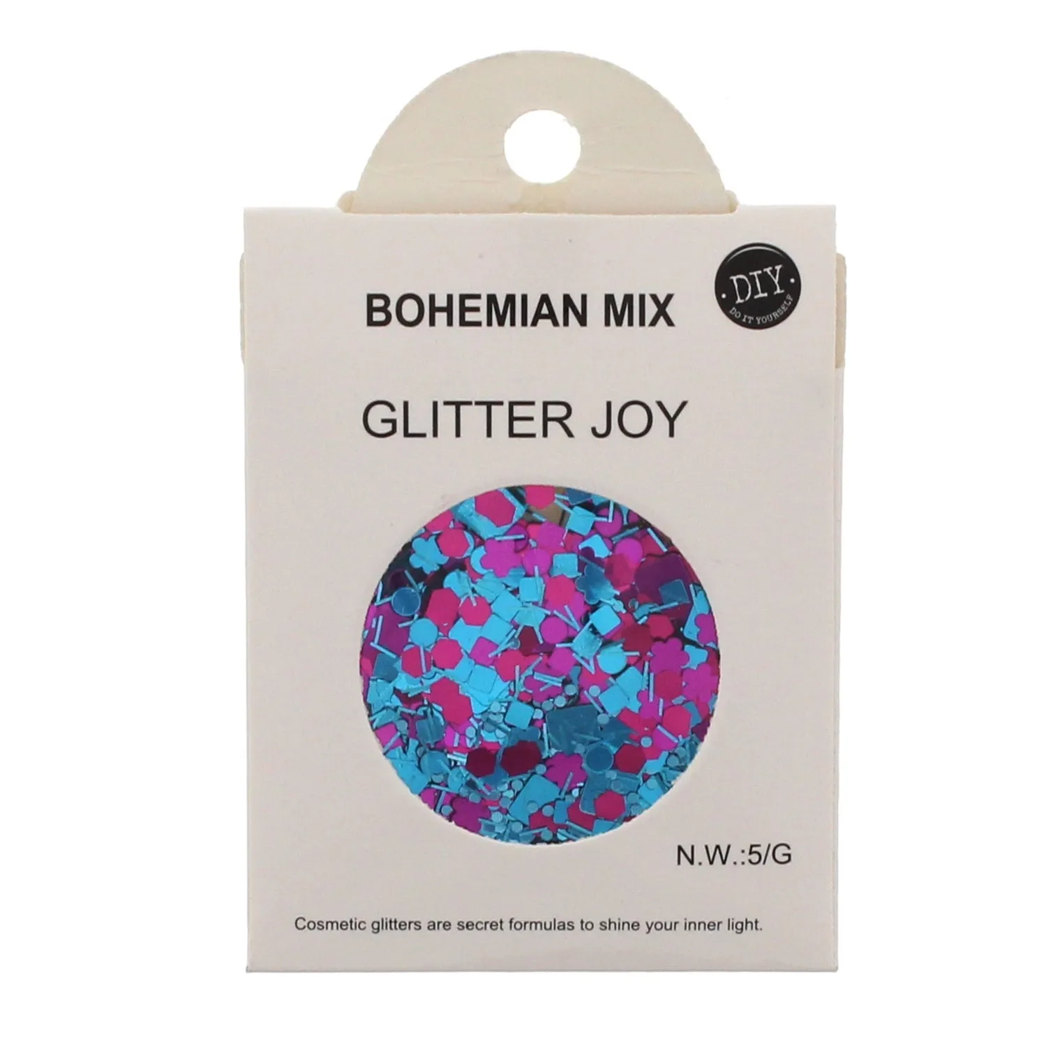 Bohemian Mix - Assorted Design Glitter for Skin, Hair & Nails