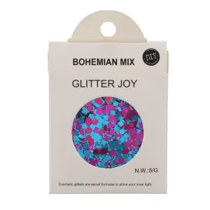 Bohemian Mix - Assorted Design Glitter for Skin, Hair & Nails