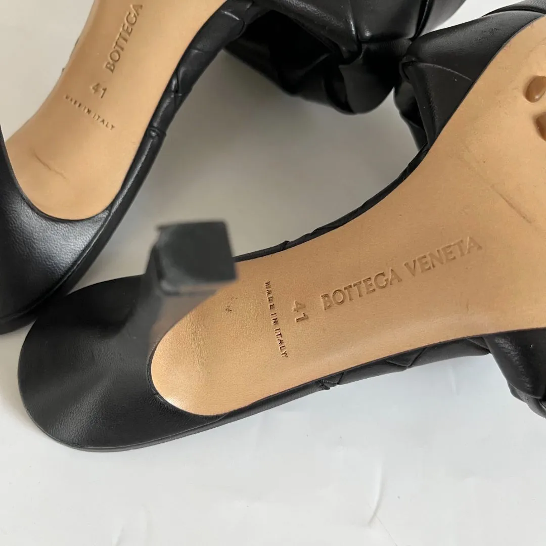 Bottega Veneta Lido Intrecciato-strap sandals, 41