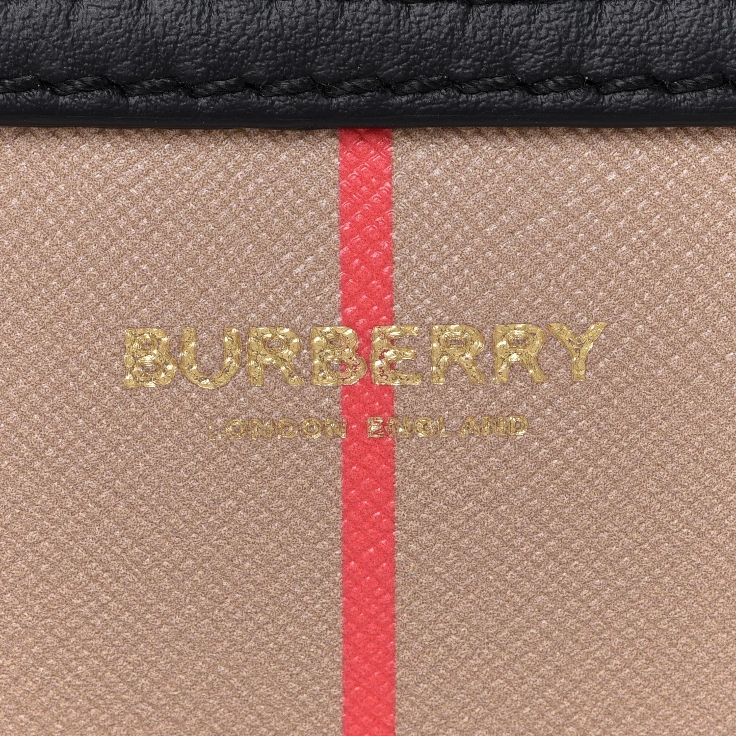 BURBERRY E-CANVAS ICON STRIPE SONNY BUM BAG