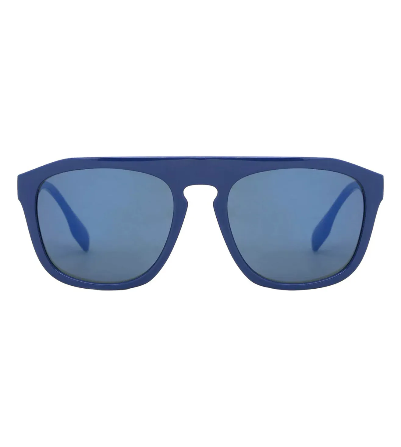 Burberry Men's Dark Grey-Mirrored Square Sunglasses