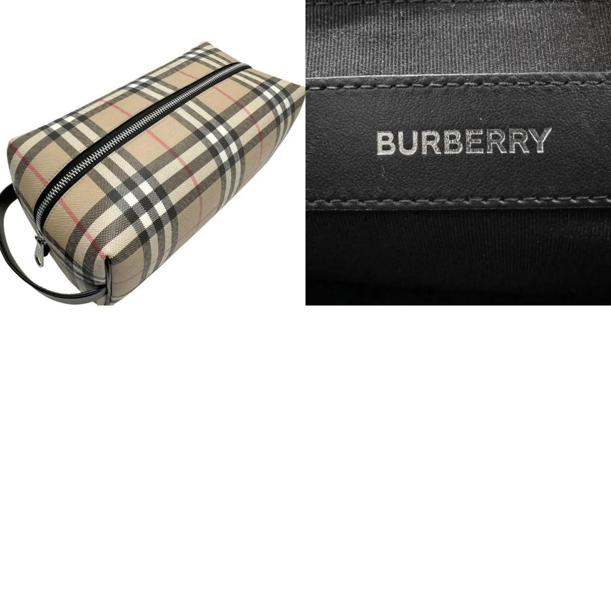 BURBERRY Nova Check Clutch Bag