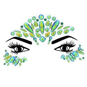 Crystal Stone Face Gems / Jewels - Style N