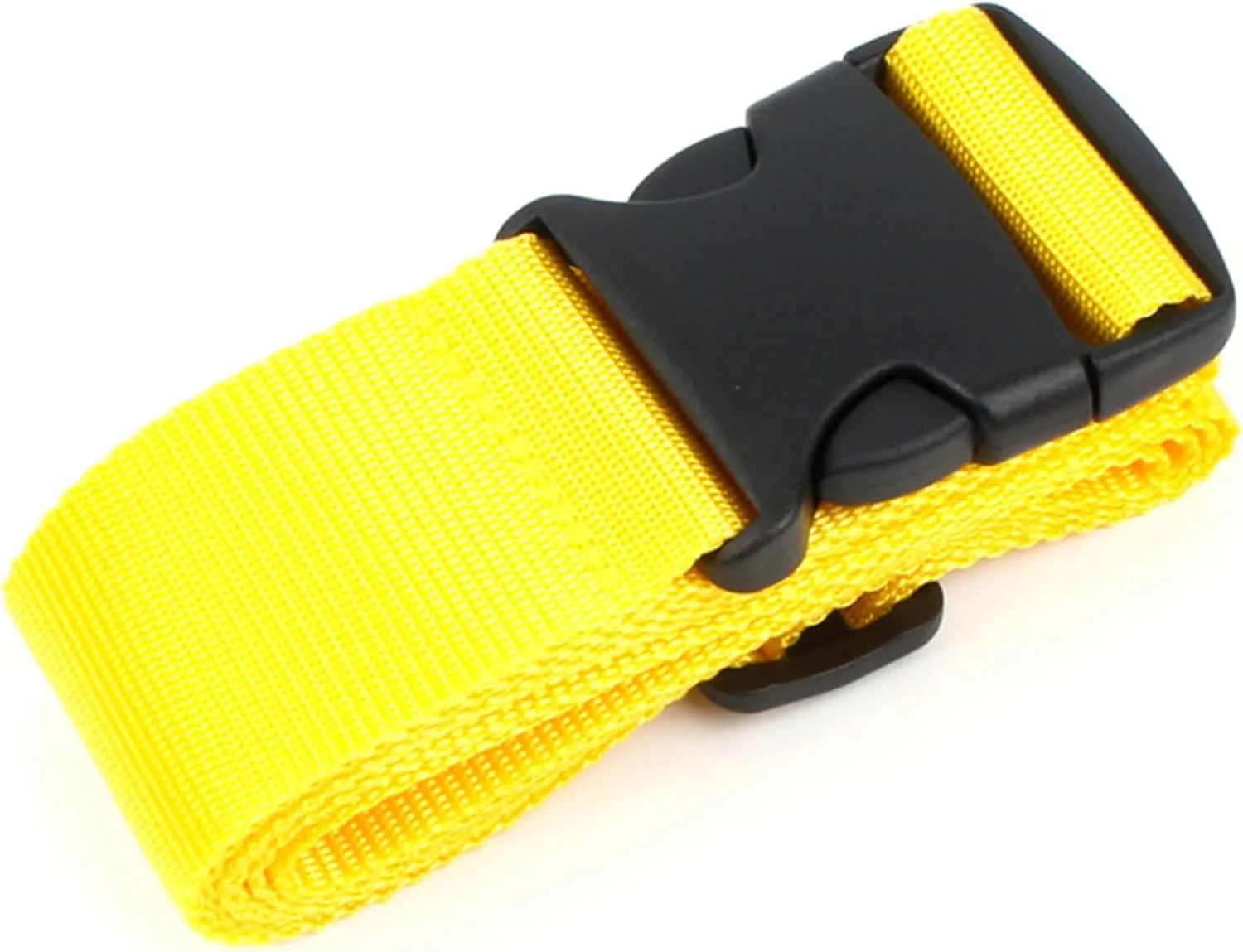Customized Embroidered Luggage Strap - Personalized Name, Monogrammed Suitcase Belt for Secure Travel, Easy Baggage Identification Unique Gift Frequent Flyers and Travel Enthusiasts (Yellow)