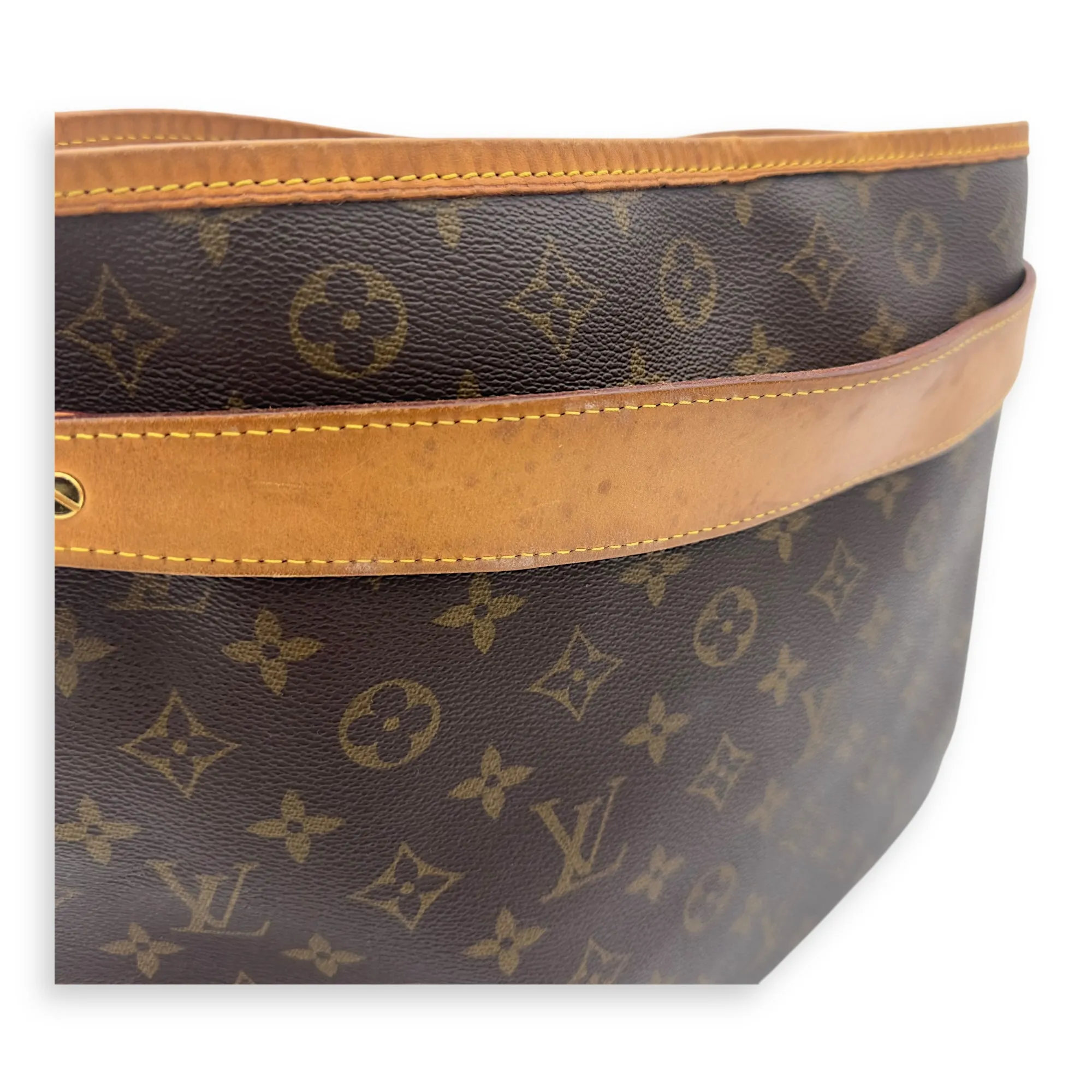 Delightful Shoulder Bag Brown in Monogram Coated Canvas, Gold hardware