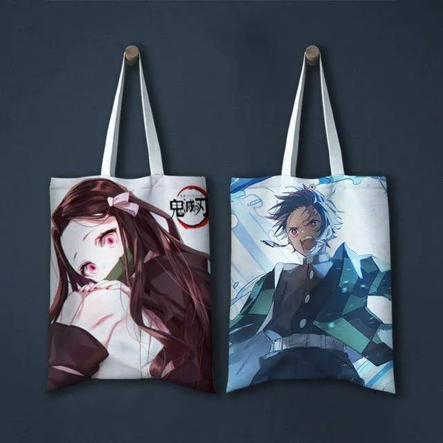 Demon Slayer: Kimetsu No Yaiba Canvas Tote Bag