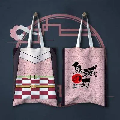 Demon Slayer: Kimetsu No Yaiba Canvas Tote Bag