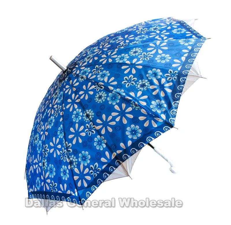 Double Layered Adults Printed Umbrellas Wholesale