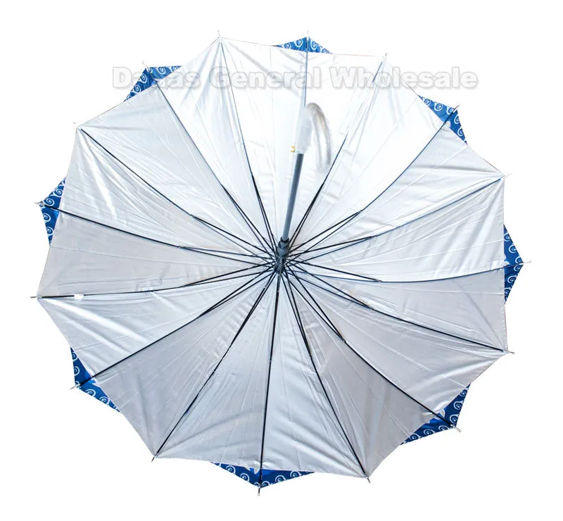 Double Layered Adults Printed Umbrellas Wholesale