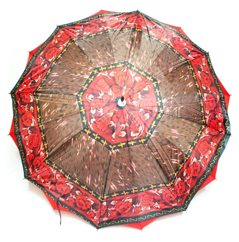 Double Layered Adults Printed Umbrellas Wholesale