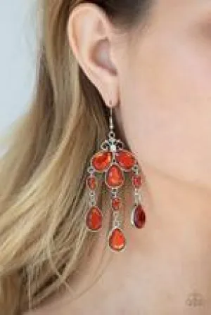 Earrings Clear The HEIR - Orange E118