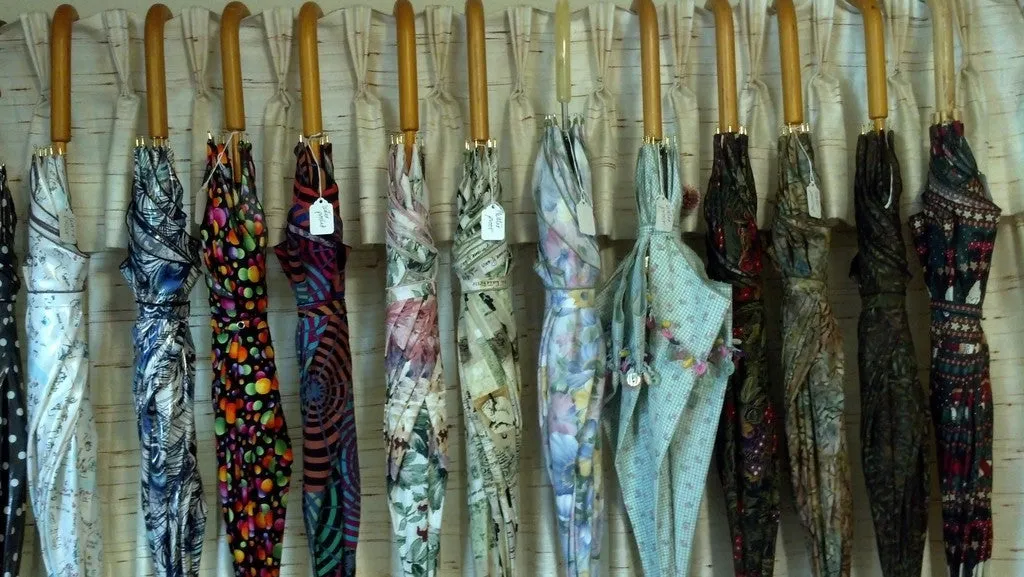 Fashion accessory umbrella, made-to-order, complex pattern