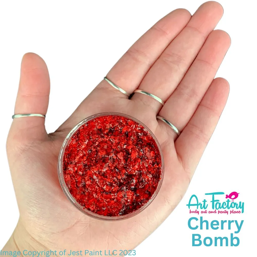 Festival Glitter | Chunky Glitter Gel - Cherry Bomb -   1.2 oz