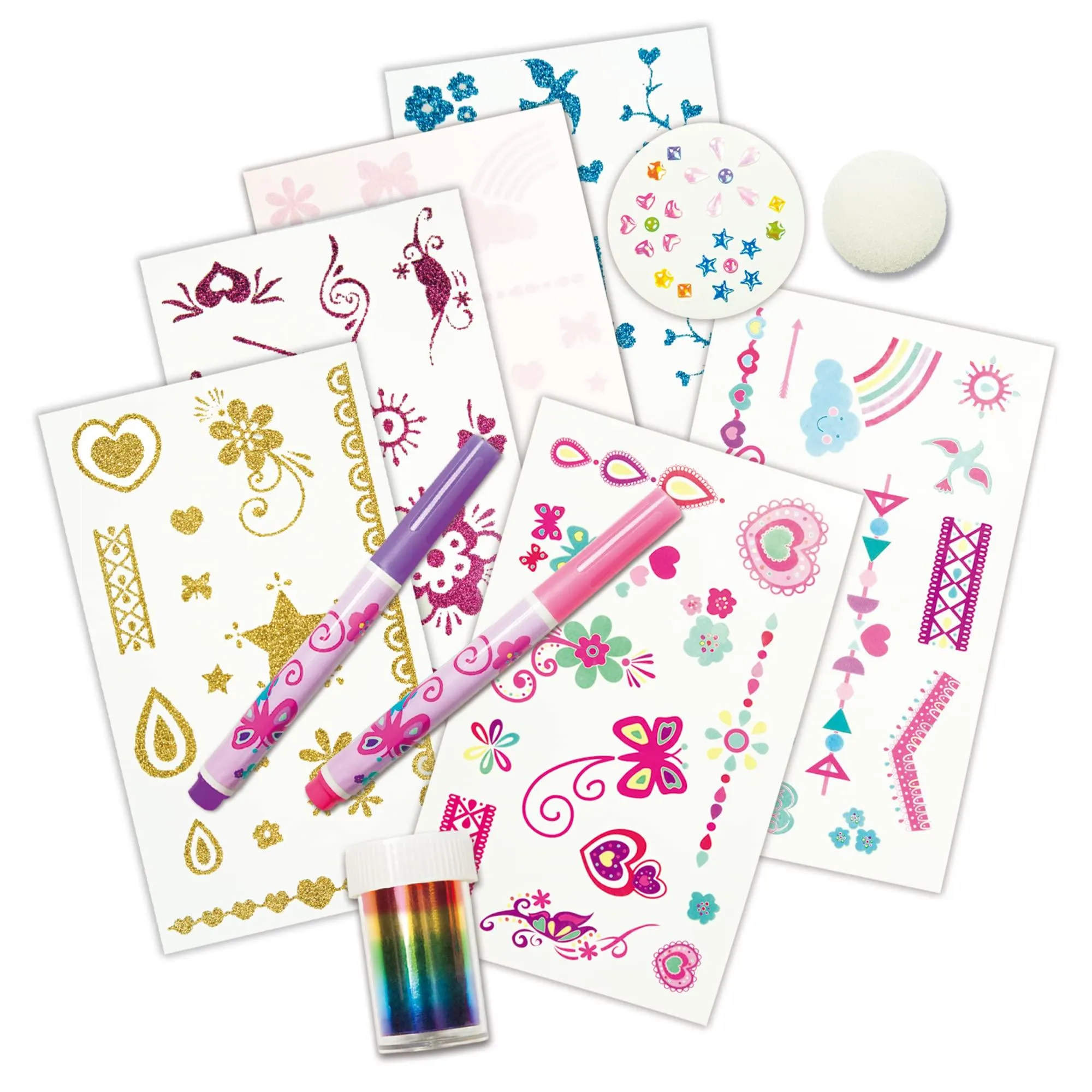 Galt Toys, Sparkle Body Art, Kids' Craft Kits, Ages 6 Years Plus