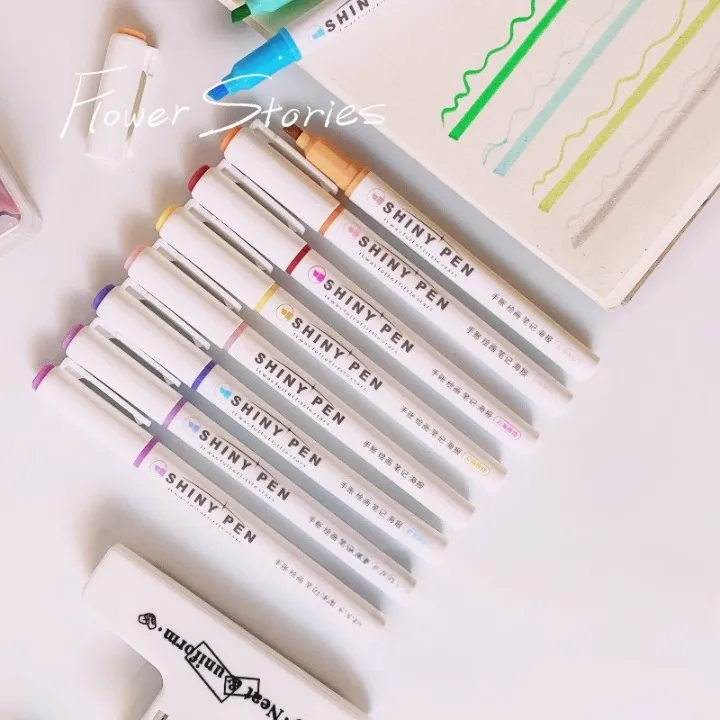 Glitter Highlighter Marker Set