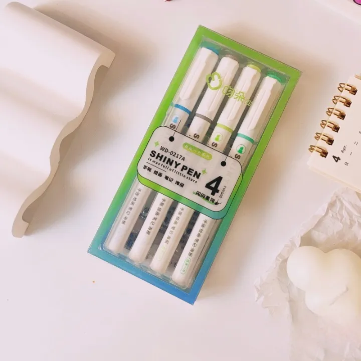 Glitter Highlighter Marker Set
